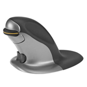 Posturite Penguin Ambidextrous Vertical Mouse for PC/Mac, Small Size, Cordless,