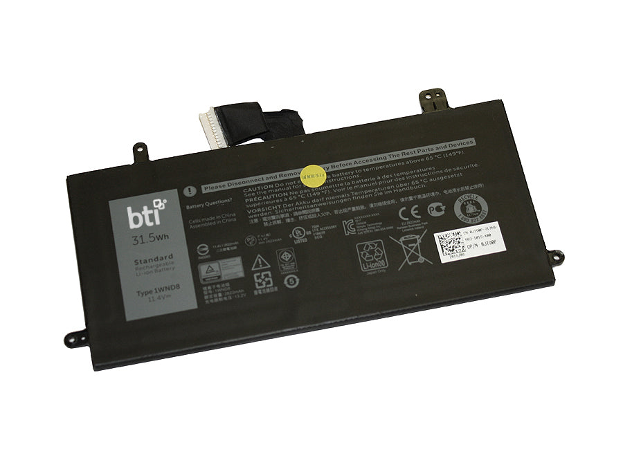 BATTERY FOR DELL LATITUDE 5285 5290