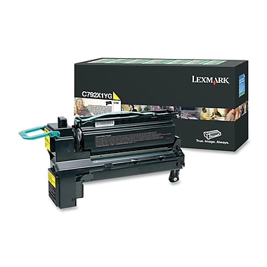 Lexmark C792, X792 Yellow Extra High Yield Return Program Print Cartridge