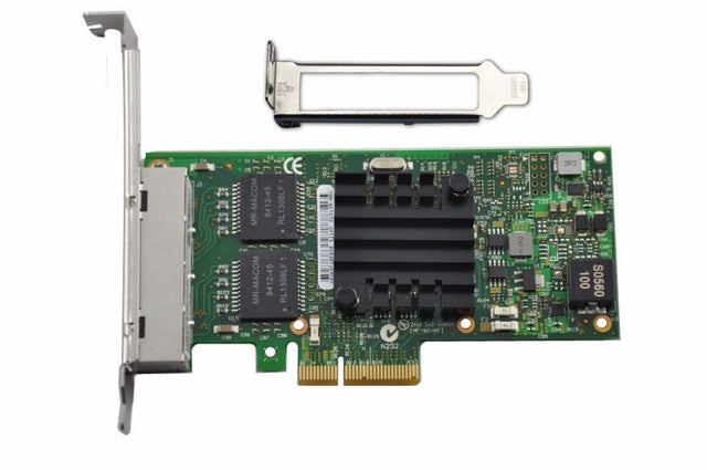 Intel I350-T4V2 Server Network Adapter, 2x RJ45 Ports, PCIe v2.1 x4 Interface, I