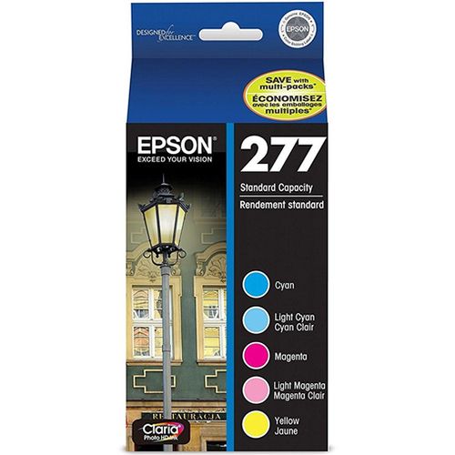 Epson 277, Color Ink Cartridges, C/M/Y/LC/LM 5-Pack (T277920)