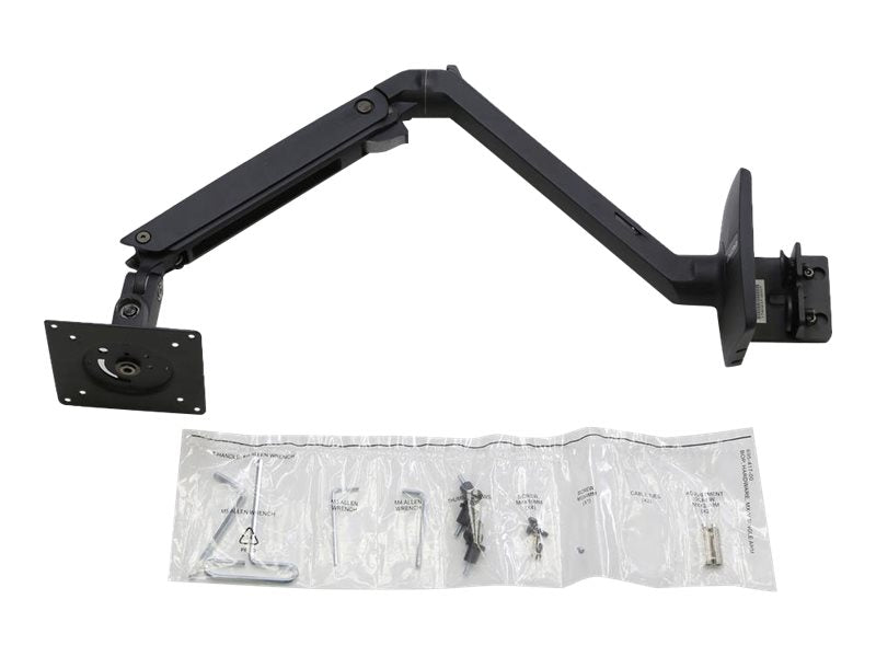 ERGOTRON MXV DESK MONITOR ARM, MATTE BLACK