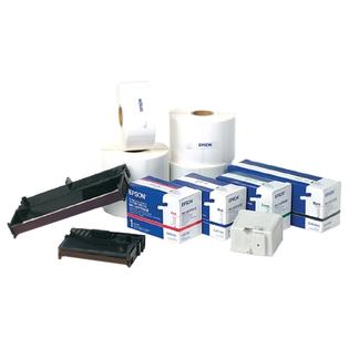 Epson L90 Labels, 3.00" X 1.00", Black, 1000 Labels Per Roll, 10 Rolls