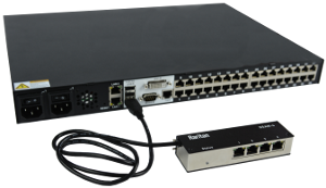 RARITAN DSAM-4 - 4-port module with true serial access to 4 serial devices. Zero