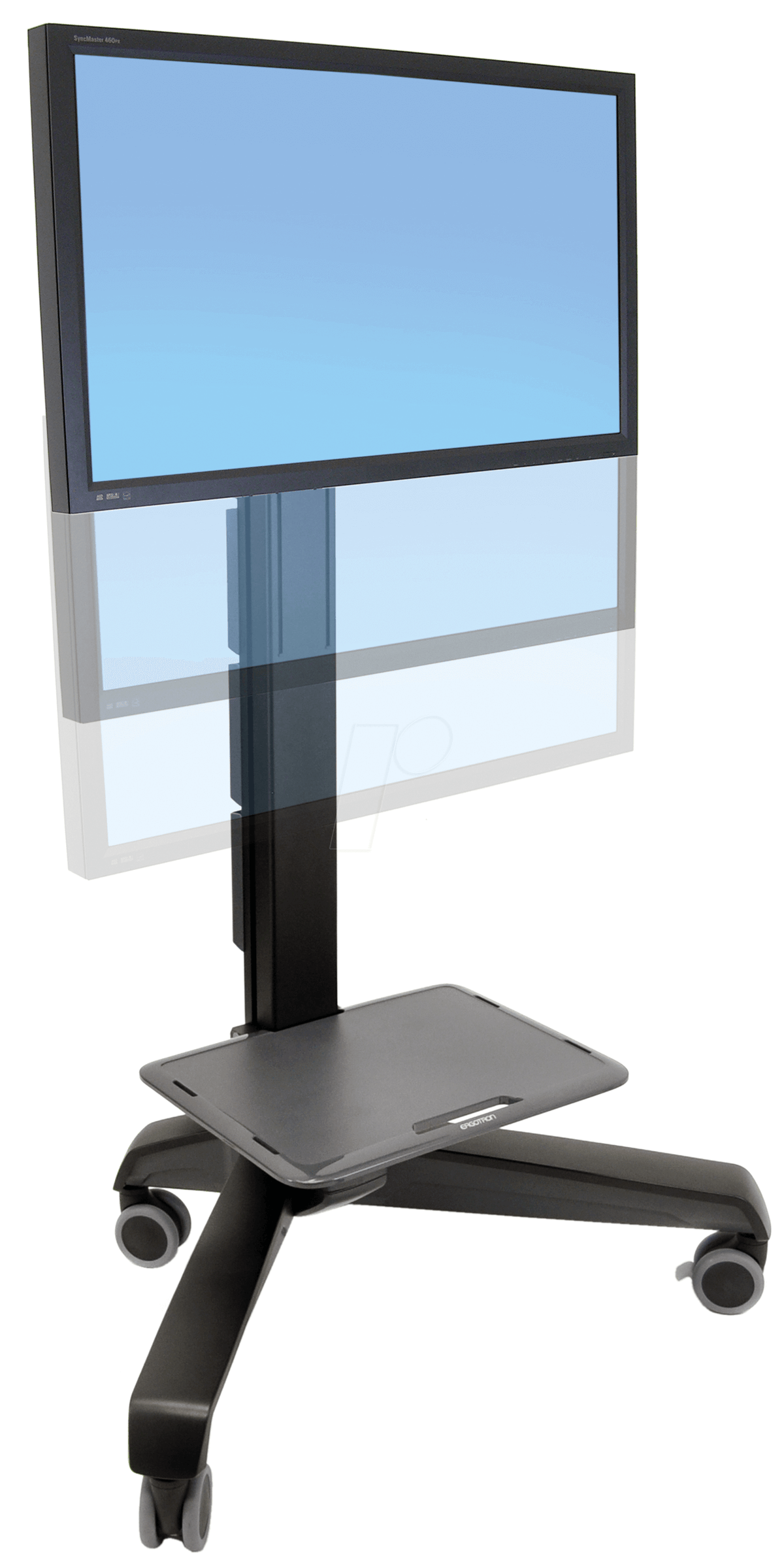 Ergotron 24-190-085 Neo-Flex Flat Panel Mediacenter Cart - Black - 3 years