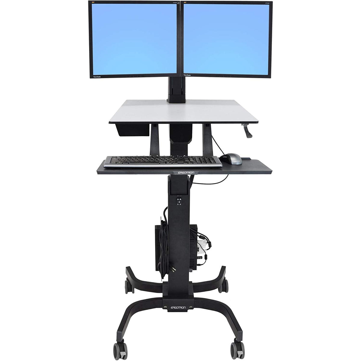 ERGOTRON WORKFIT-C, DUAL SIT-STAND WORKSTATION