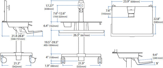 ERGOTRON WORKFIT-C, SINGLE LD