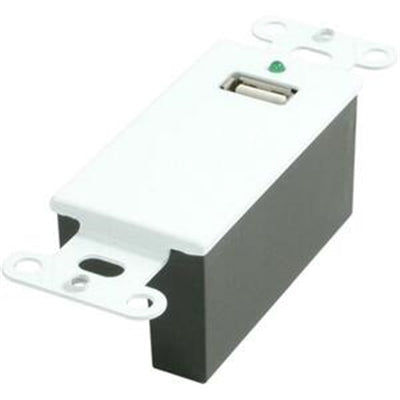 C2G USB Superbooster Wall Plate