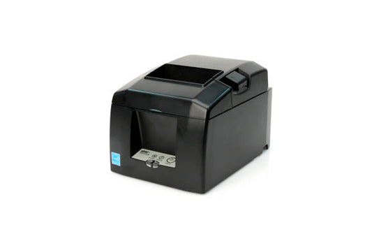 Star Micronics TSP654IIW Wi-Fi (WLAN) / USB/Ethernet (LAN) Thermal Receipt Printer with CloudPRNT, Cutter, and External Power Supply - Gray