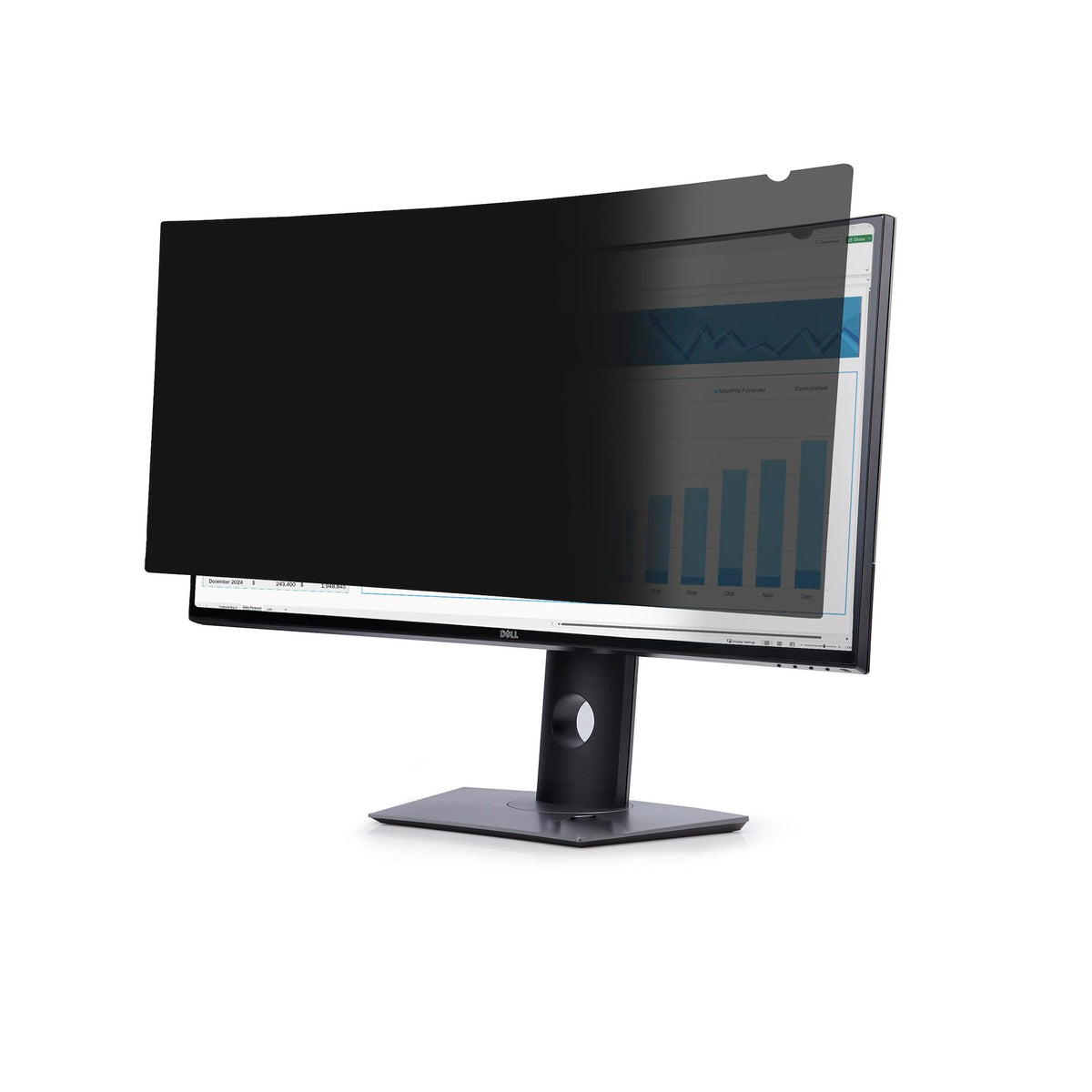 STARTECH Privacy Screen For Dell U3824DW Curved Ultrawide 21:9 Monitor, Double-S