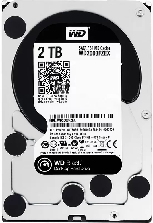 OEM 2TB BLACK SATA 7200 RPM