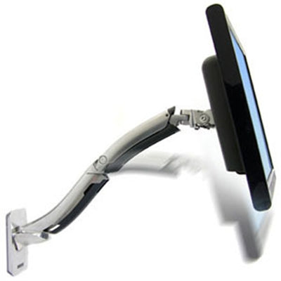 Ergotron 45-228-026 MX Wall Mount LCD Monitor Arm (polished aluminum)
