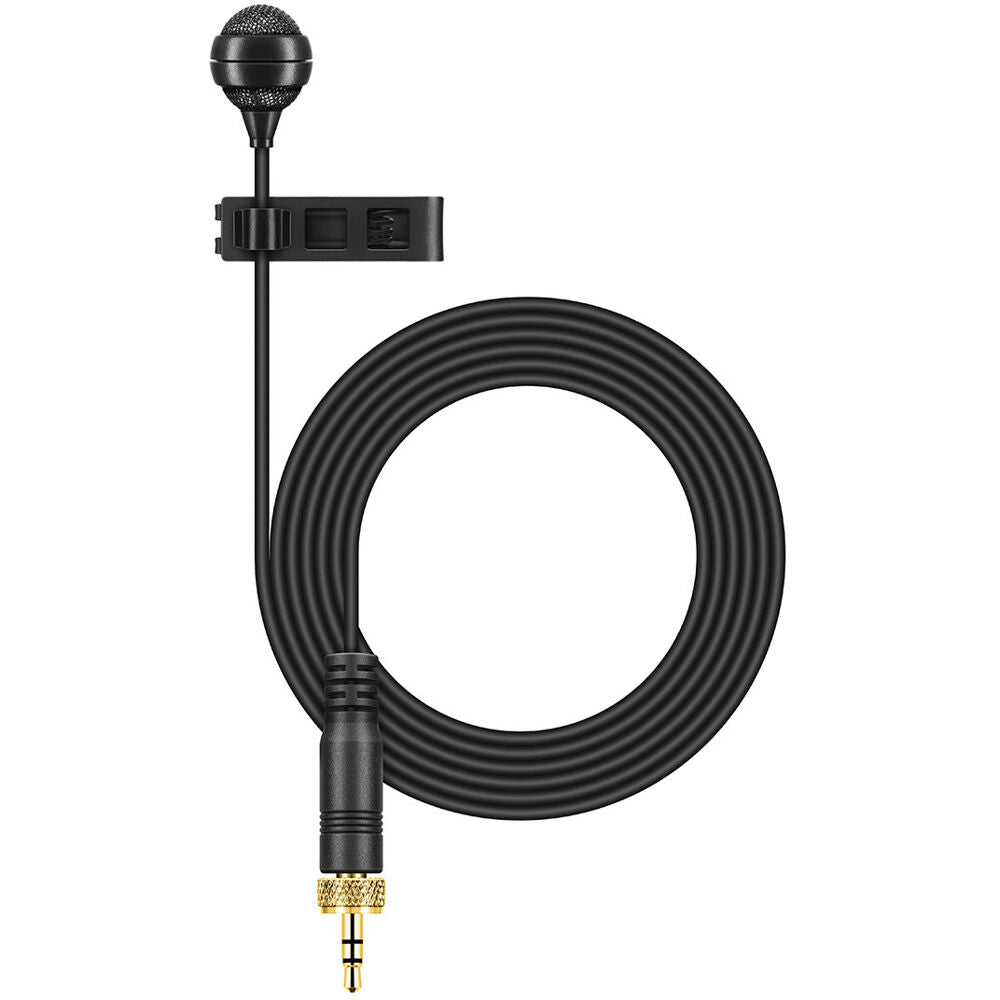 Sennheiser Cardioid electret condenser lavalier with clip and windscreen