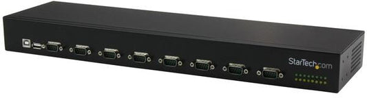 Convert a USB port into 8 RS232 serial ports in an industrial rack-mountable cha
