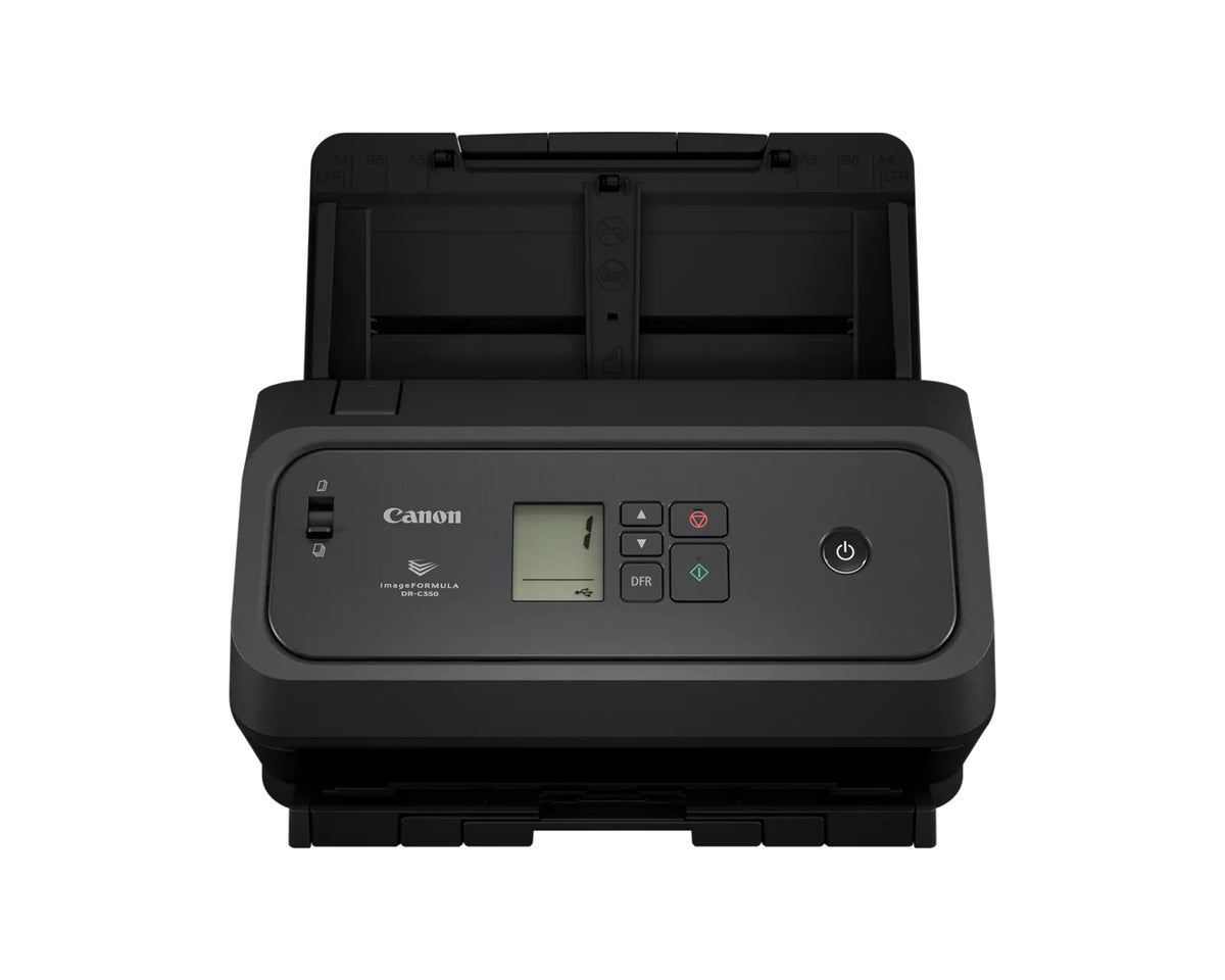 CANON imageFORMULA DR-C350, AC Adapter, Power Cable, USB Cable, Setup Guide, Safety In