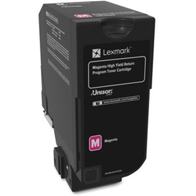 LEXMARK CS725 MAGENTA HIGH YIELD RETURN PROGRAM TONER CARTRIDGE