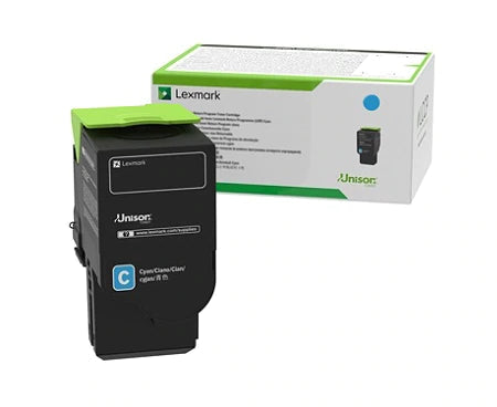 Lexmark 78C1XCE Cyan Corporate Toner Cartridge For use in CS/CX421,52x,62x Estim