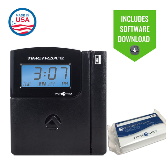 HOUSHTEC TIMETRAX EZ ETHERNET SWIPE CARD TIME CLOCK SYSTEM