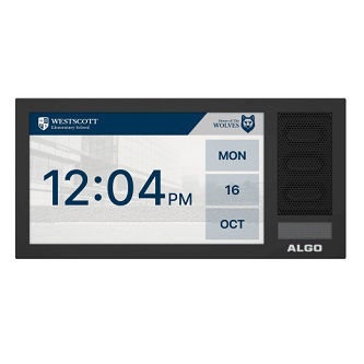 ALGO IP DIGITAL DISPLAY WITH SPEAKER - SINGLE SIDED