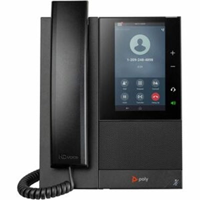 HPI Poly CCX 505 Business Media Phone with Open SIP with Power SupplyUS