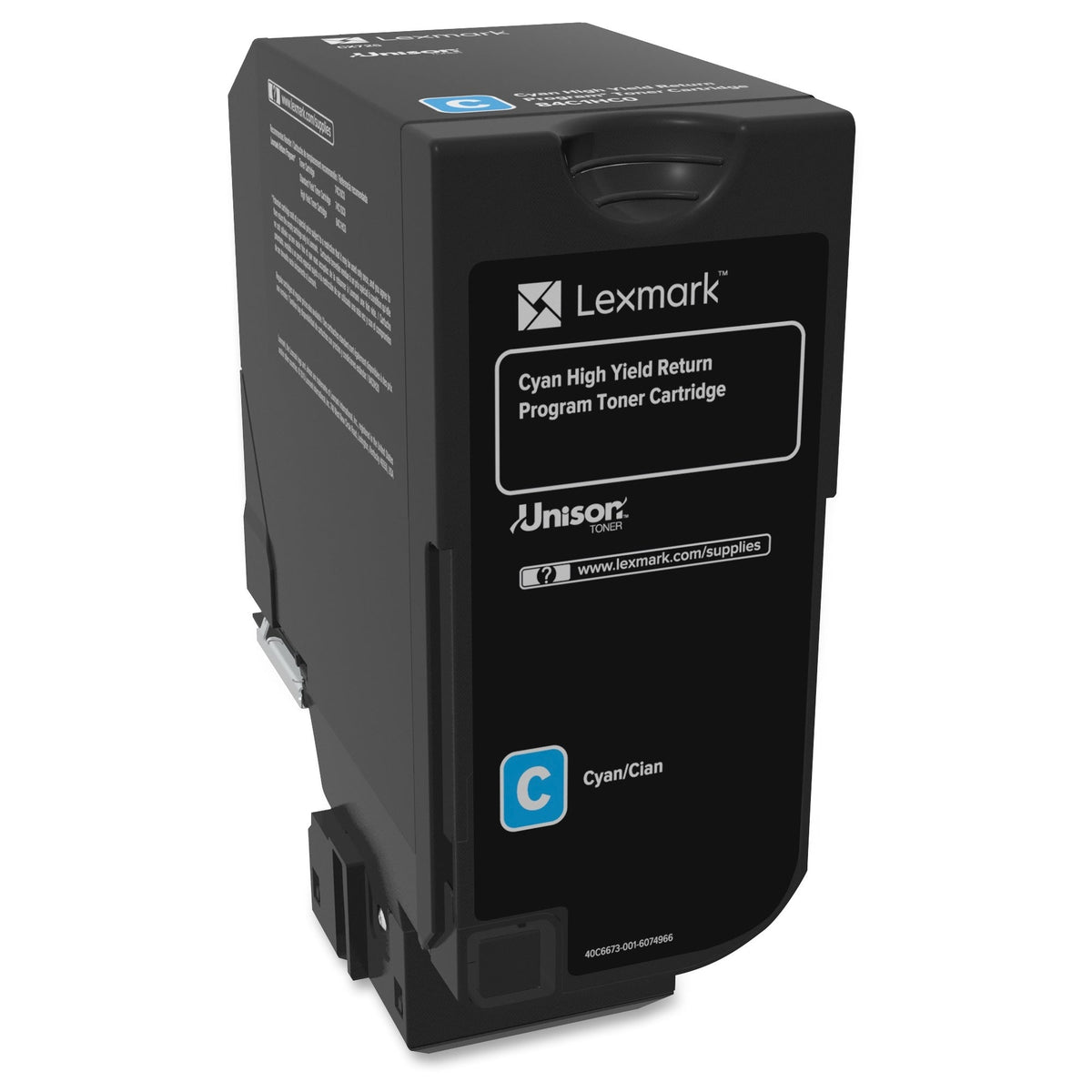 LEXMARK CX725 CYAN HIGH YIELD RETURN PROGRAM TONER CARTRIDGE