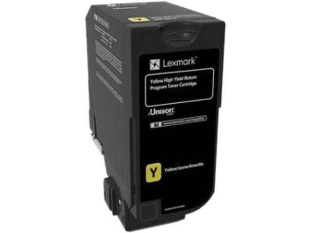 LEXMARK CX725 YELLOW HIGH YIELD RETURN PROGRAM TONER CARTRIDGE