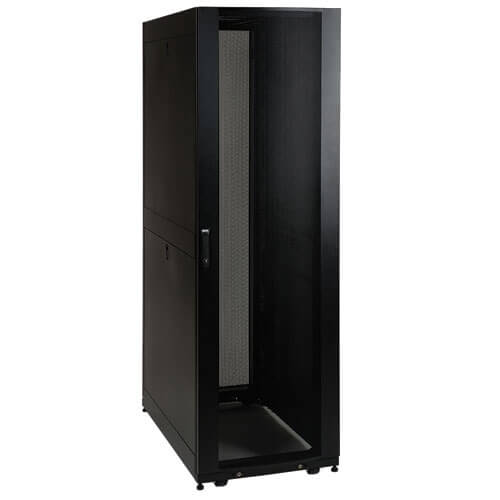 42U SmartRack Standard-Depth Rack Enclosure Cabinet with doors, side panels & sh