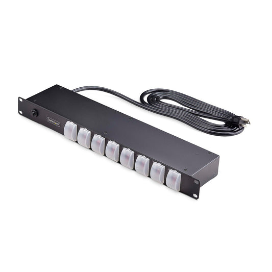 Startech 8Outlet 1U Rack Mount PDU