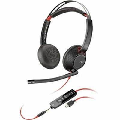 HP POLY BW 5220 USB-C HS +3.5MMP +USB-C/A MULTI 12