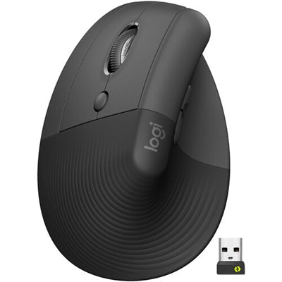 LOGITECH LIFT LEFT VERTICAL ERGONOMIC MOUSE GRAPHITE MULTI 4