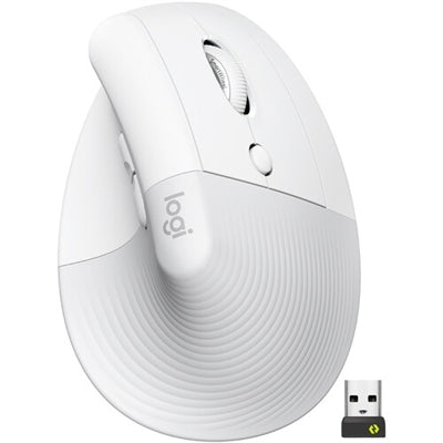 LOGITECH LIFT VERTICAL ERGONOMIC MOUSE OFF-WHITE MULTI 4