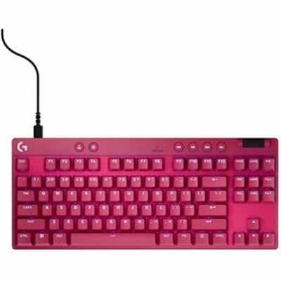 LOGITECH G PRO X TKL WIRED RAPID TRIGGER PC KEYBOARD: MAGENTA