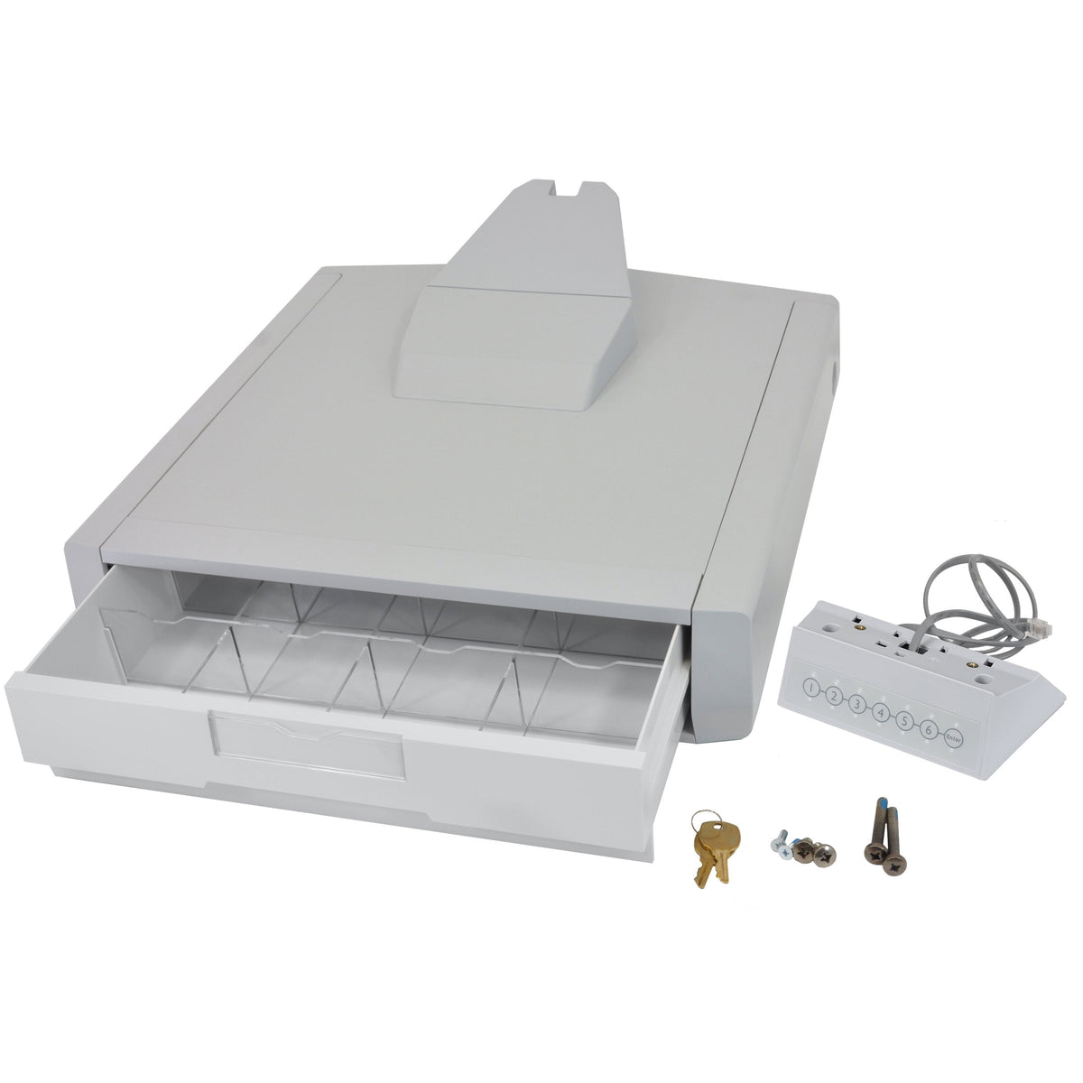 ERGOTRON Primary Single Drawer - Grey/White - Contains all parts needed to create an auto