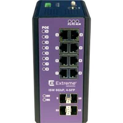 EXTREME 8-PORT POE+ GB W/ 4-PORT