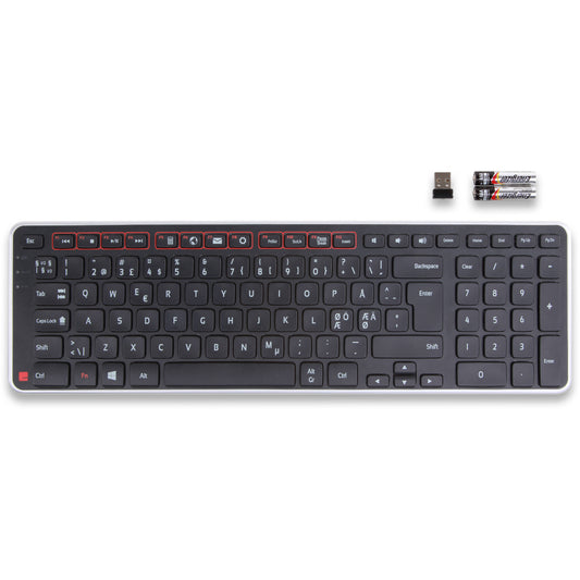 BALANCE FINANCIAL COMPACT KEYBOARD - BLACK - WIRELESS