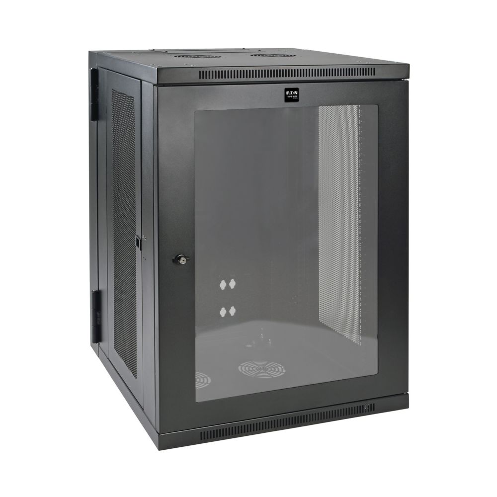 Tripp Lite series SmartRack 18U Low-Profile Switch-Depth Wall-Mount Half-Height