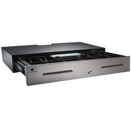 APG POS Podium:12/24V interface,black,horiz