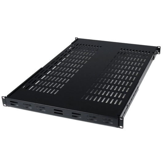 Startech DuraRak Adjustable Depth Universal Fixed Rack Shelf - (Ventilated)