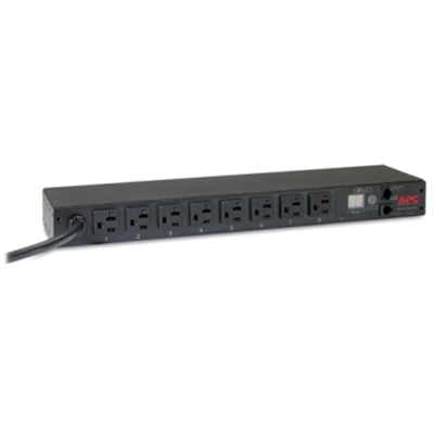 APC Rack PDU, Metered, 1U, 20A, 120V, (8) 5-20