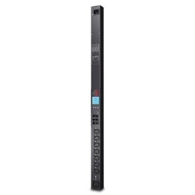 APC Rack PDU 2G, Switched, ZeroU, 20A, 208V, (7) C13 & (1) C19, L620 Cord