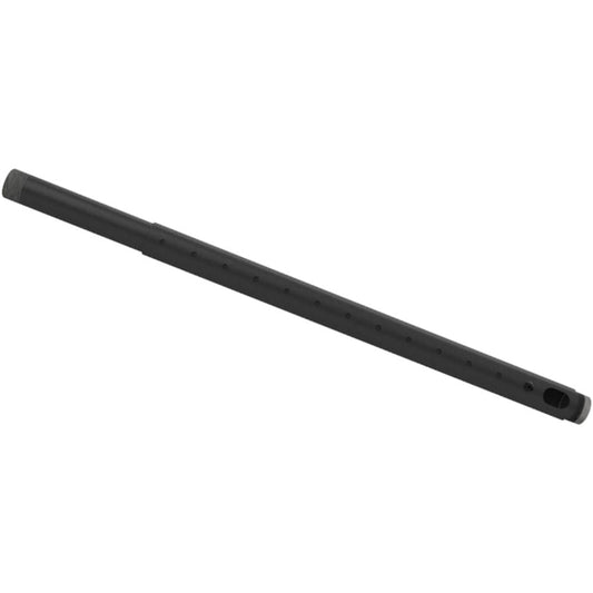 Premier 1.5in NPT Adjustable Pipe Adapter (36in-60in) Threaded Both Ends (No Ceiling Flange) - Black
