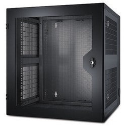 AMERICAN NetShelter WX Wall-Mount Enclosure 13U Vented Door Black
