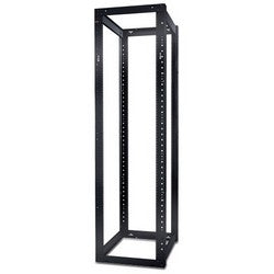 AMERICAN AR204A - NetShelter 4 Post Open Frame Rack - Black