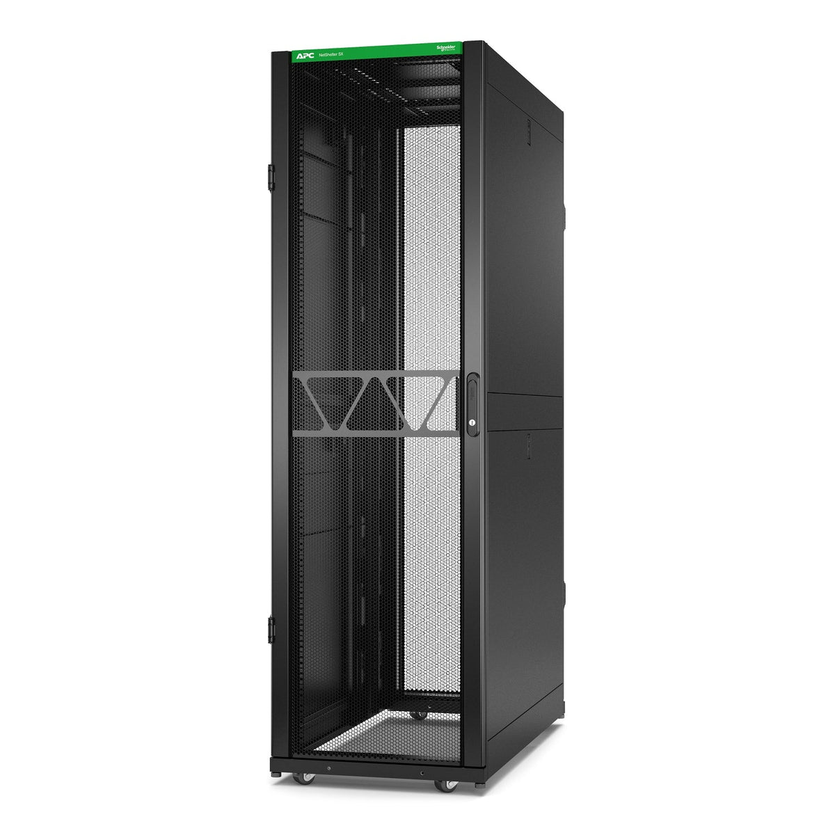 SCHNEIDER NETSHELTER SX GEN 2 42U SERVER RACK ENCLOSURE 600MM X 1200MM W/ SI