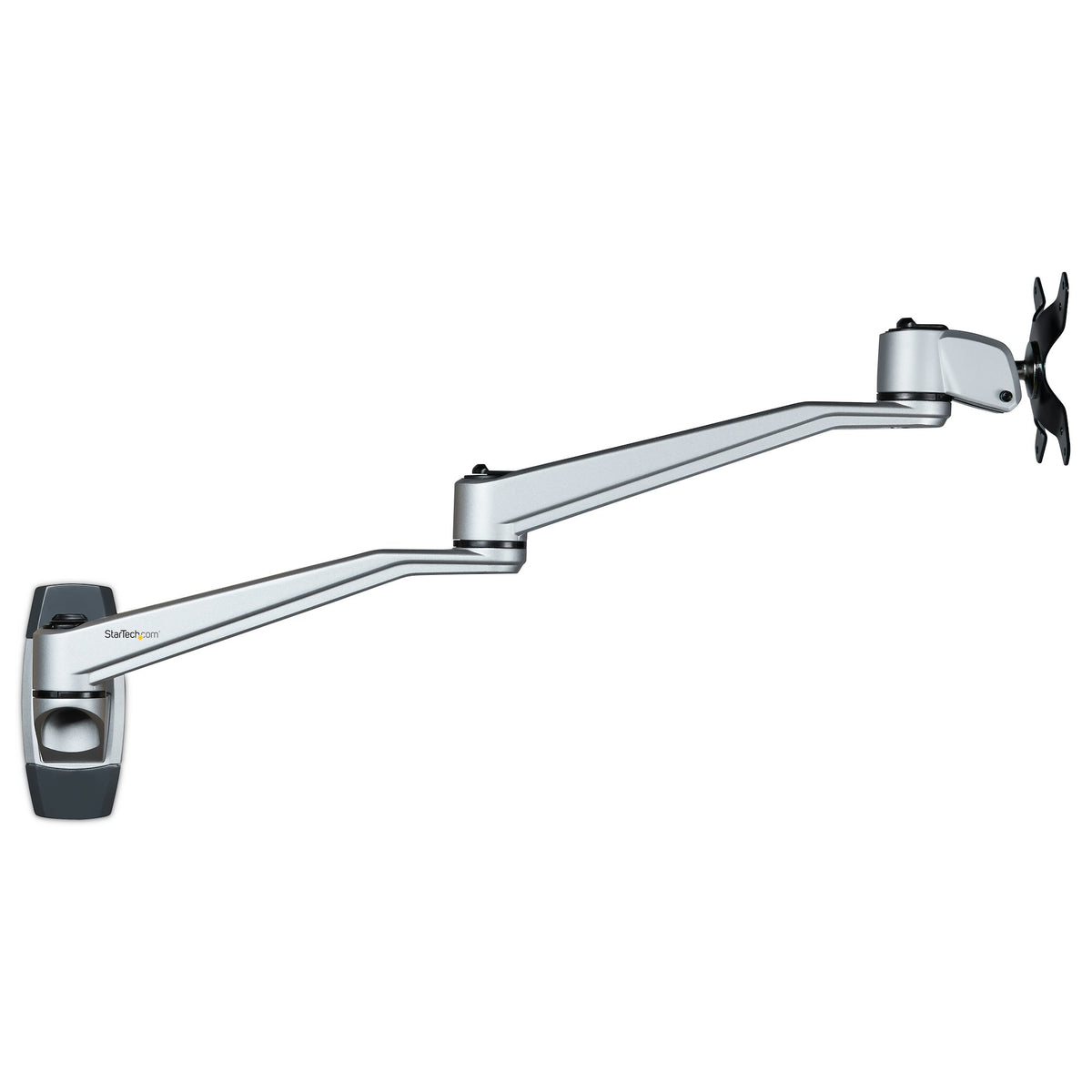 StarTech VESA 75x75/100x100mm articulating wall mount monitor arm for a single display up