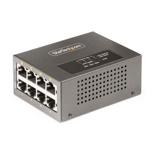 StarTech 4-PORT POE+/POE++ INJECTOR MULTI-GIGABIT 5/2.5G ETHERNET