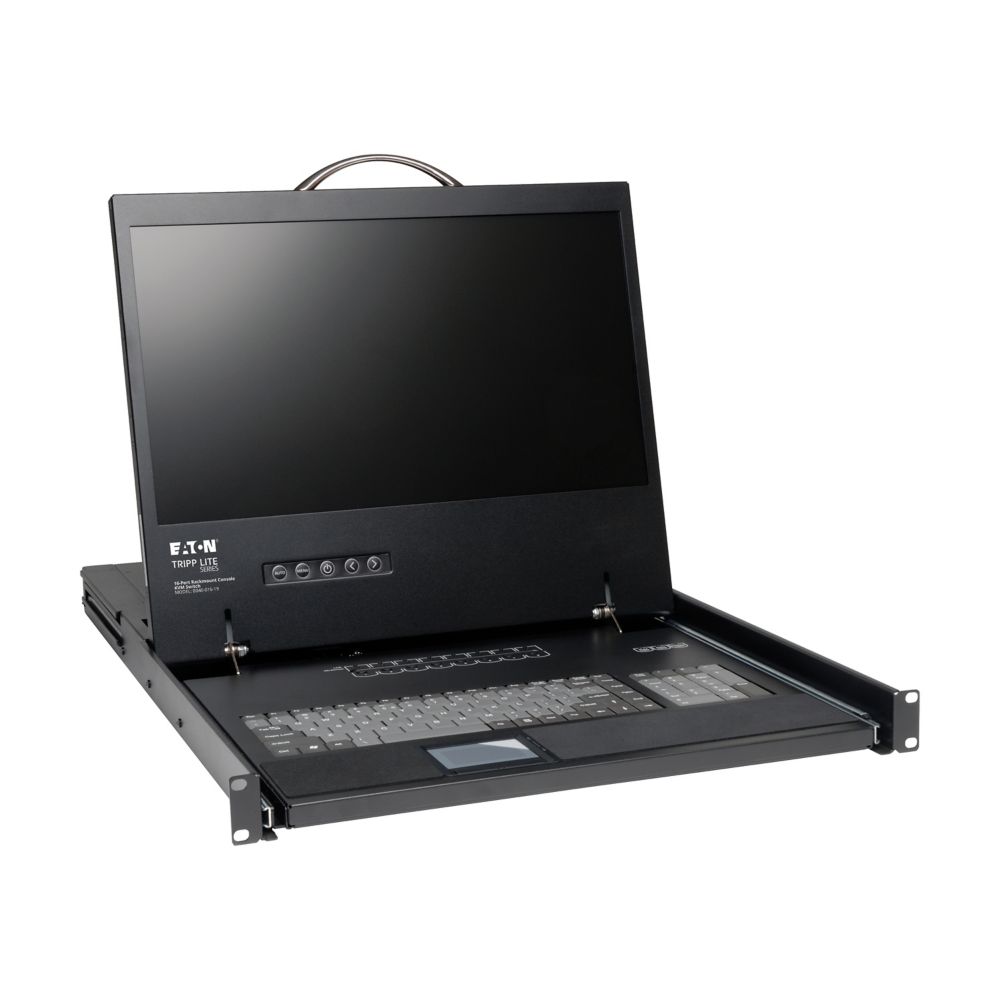 TRIPP KVM Switch16-Port Rack Console VGA KVM Switch w/ 19inch LCD 1U TAA