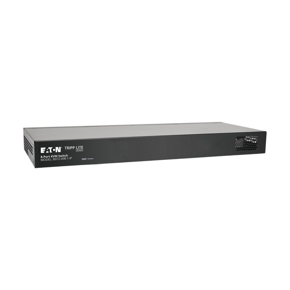 TRIPP NetCommander 8-Port Cat5 1U Rack-Mount 1+1 User VGA USB KVM Switch with IP Remot