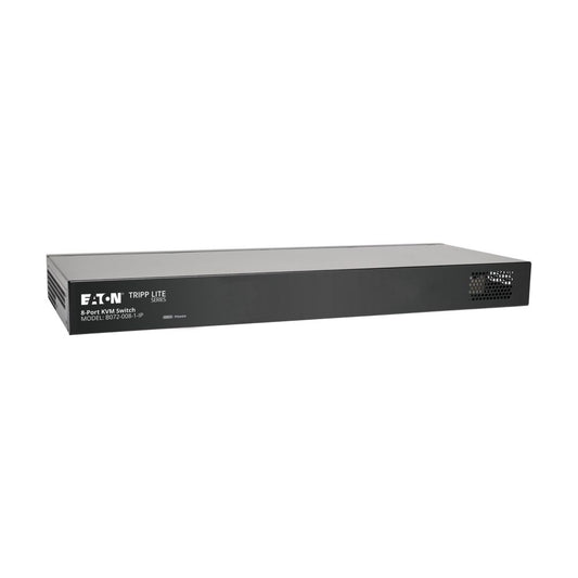 TRIPP NetCommander 8-Port Cat5 1U Rack-Mount 1+1 User VGA USB KVM Switch with IP Remot