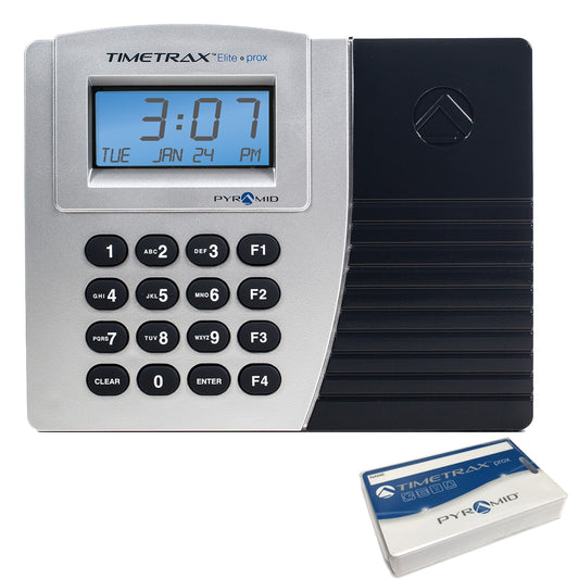 HOUSHTEC PYRAMID TIME SYSTEMS - TIMETRAX ELITE AUTOMATED PROXIMITY TIME & ATTEND